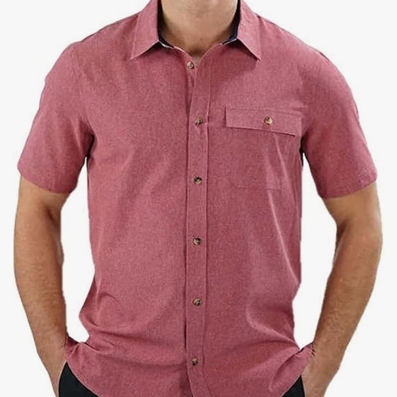 Avalanche UPF 50+ Performance Men's Woven Short Sleeve Shirt Size XL - Picture 1 of 6